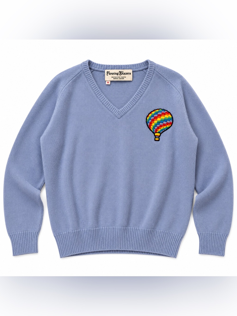 Rowing Blazers V-Neck Hot Air Balloon Sweater
